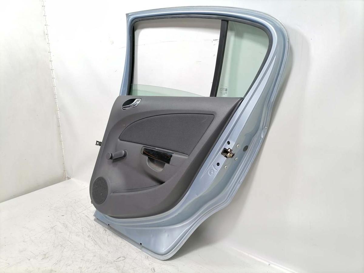 Opel Corsa D original Tür hinten rechts Z21C Aeroblau Rohbau BJ08